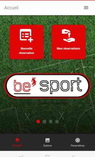 BeSport Réservation App 1