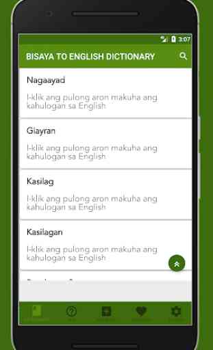 Binisaya English Dictionary Offline 2