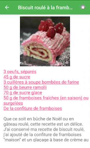 Biscuit roulé avec calories recettes en français. 4