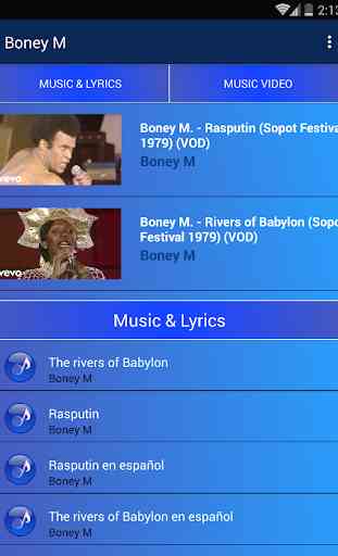 Boney M Popular Songs 1