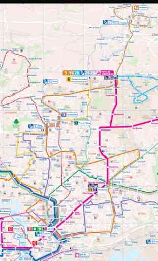 Brest Tram & Bus Map 2