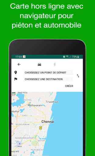 Carte de Chennai hors ligne + Guide 2