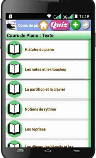 Cours de piano 2