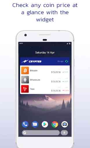 Crypter - Live Crypto Price Widget & Screensaver 4