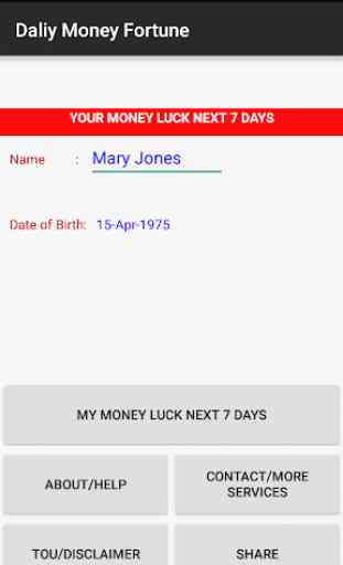 Daily Money Fortune By Numerology Horoscope 2