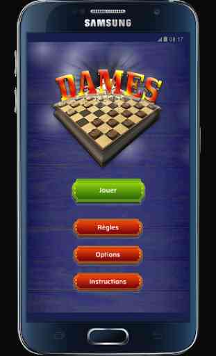 Dames - Checkers ( Jeux Hors ligne ) 1