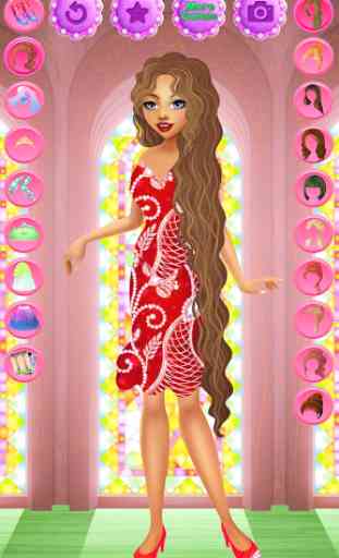 Fashion Dressup : Red Carpet Cinderella . No Ads ! 3