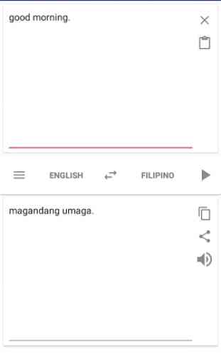 Filipino Tagalog English Translator 1