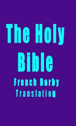 FRENCH BIBLE DARBY 1