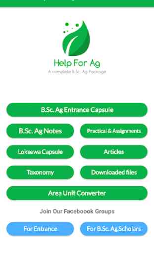 Help For Ag (Entrance MCQs & Agriculture Notes) 1