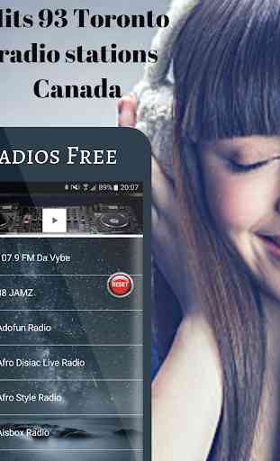 Hits 93 Toronto radio stations Canada 4