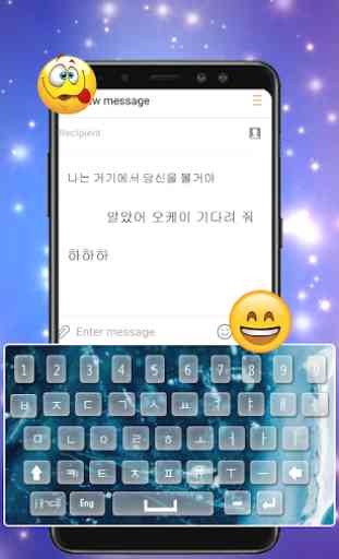 Korean Hangul Keyboard – Korean Keyboard Emoji’s 1
