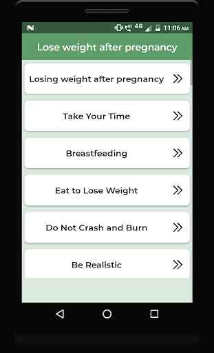 Lose weight after pregnancy 2