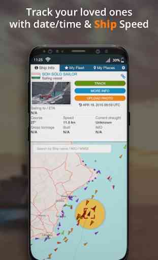 Marine finder: Vessel navigation & ship tracker 3