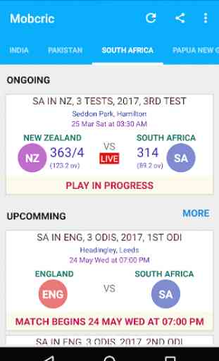 Mobcric - Cricket ODI 2017 1