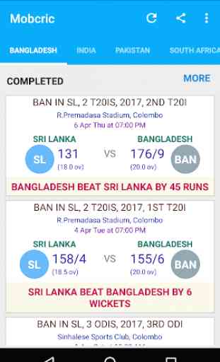 Mobcric - Cricket ODI 2017 2