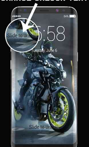 Motorcycle Lock Screen 2
