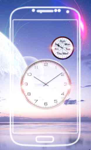 Night Clock Live Wallpaper 3