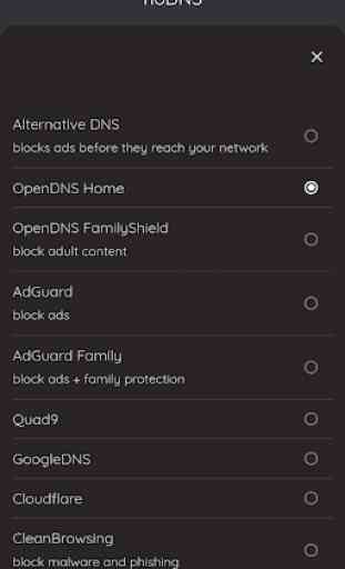 noDNS - DNS Changer (no root) with no ads version 2