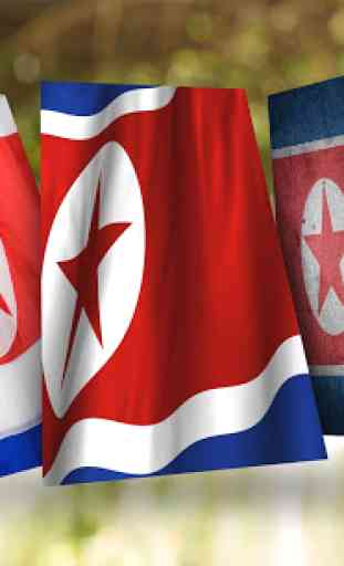 North Korea Flag Wallpaper 1