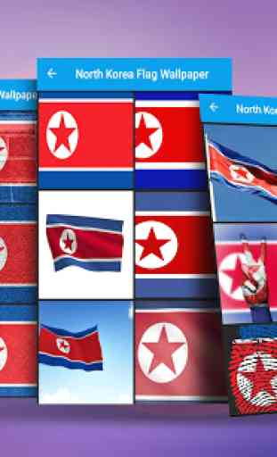 North Korea Flag Wallpaper 3