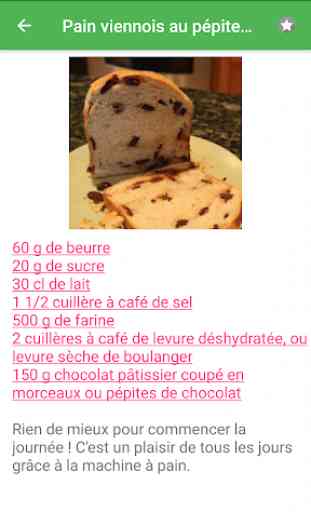 Pain au chocolat avec calories recettes français. 4