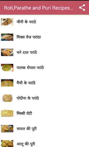 Paratha, Roti and Puri Recipes in Hindi 2