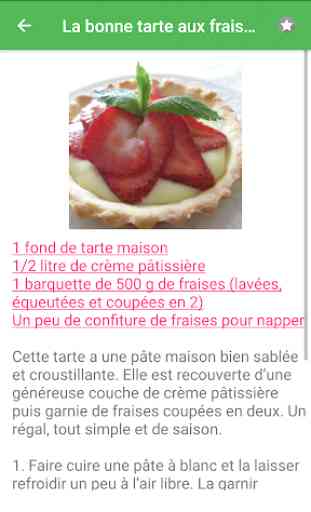 Pâte à tarte avec calories recettes en français. 2