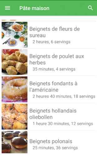 Pâte maison avec calories recettes en français. 3