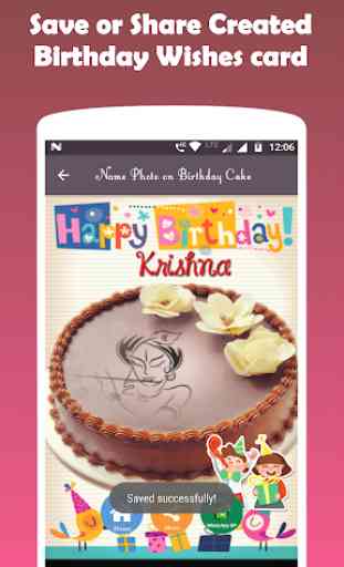 Photo Editor - Name on Birthday , Anniversary Cake 2