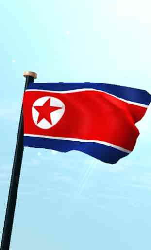 Pohjois- Korea Drapeau Gratuit 1