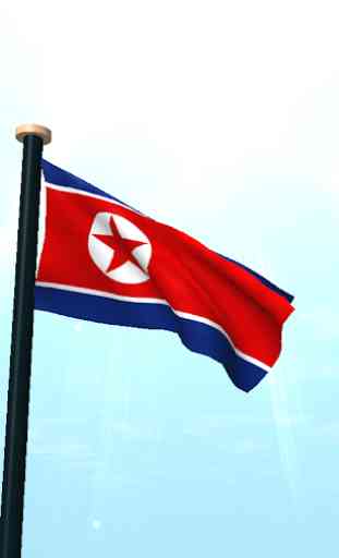 Pohjois- Korea Drapeau Gratuit 2