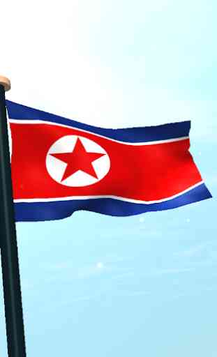 Pohjois- Korea Drapeau Gratuit 4