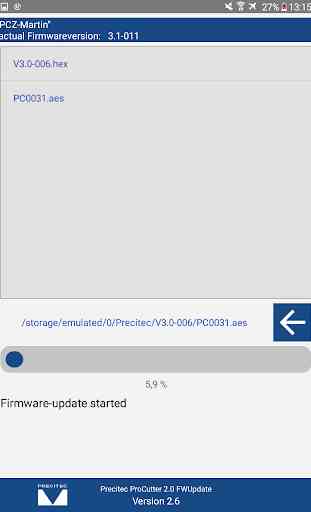 Precitec ProCutter 2.0 Firmware Update 3