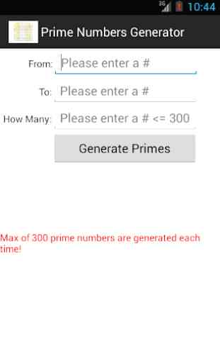 Prime Numbers Generator 1