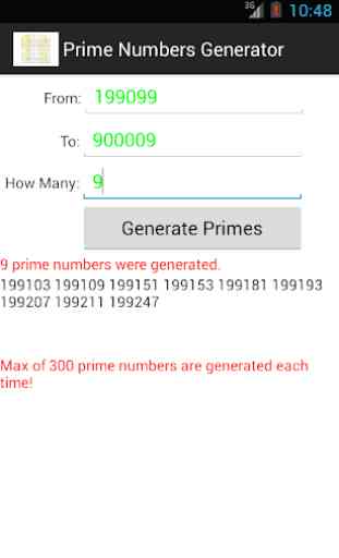 Prime Numbers Generator 3