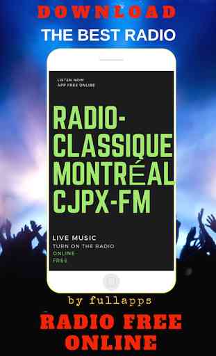 Radio-Classique Montréal - CJPX-FM EN LIGNE APP 1