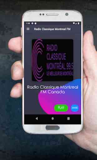 Radio Classique Montreal FM Canada Free Online App 1