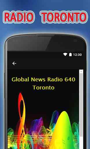 radio Toronto Canada gratis FM AM on line 4