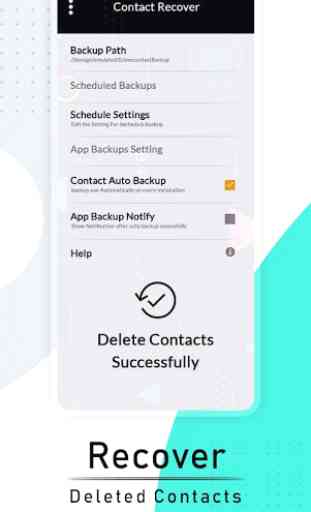 Recover All Deleted Contacts - Restore Contacts 3