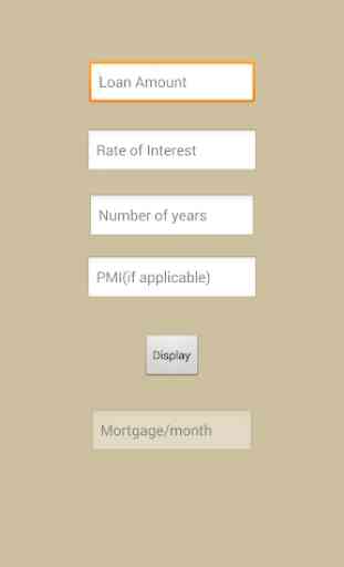 Simple Mortgage Calculator 1