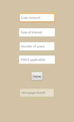Simple Mortgage Calculator 3
