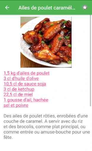 Sucré-salé avec calories recettes en français. 2