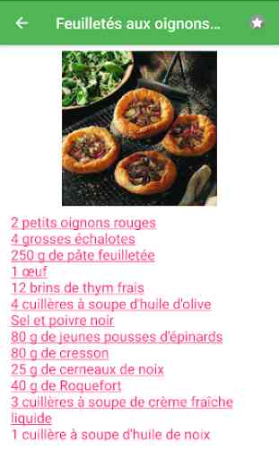 Tarte avec calories recettes français gratuities. 4