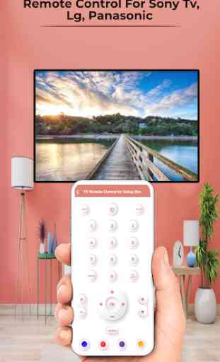 TV Remote Control For Sony,  LG,  Panasonic 2