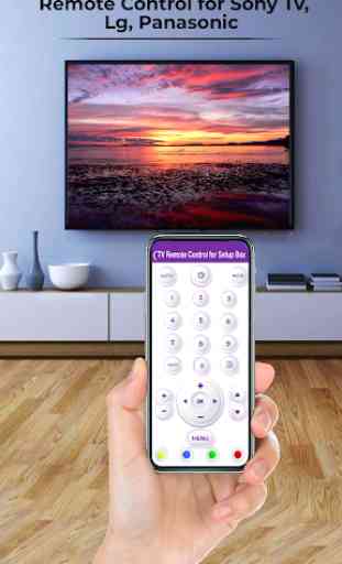 TV Remote Control For Sony,  LG,  Panasonic 4