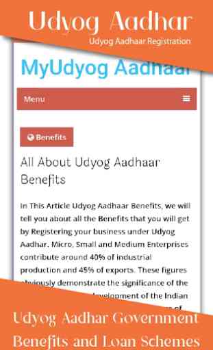 Udyog Aadhaar Registration 3