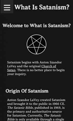 What Is Satanism? 1