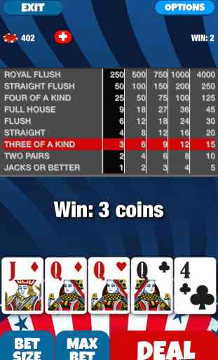 All-American Video Poker: Le 4 Juillet Party Game Edition - GRATUIT 1
