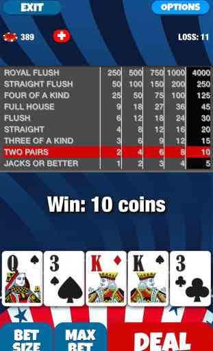 All-American Video Poker: Le 4 Juillet Party Game Edition - GRATUIT 4